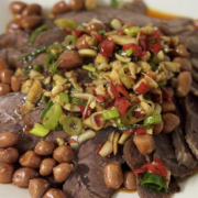 麻辣牛肉  Braised Beef with Spicy and Hot Salad (Cold Dish)